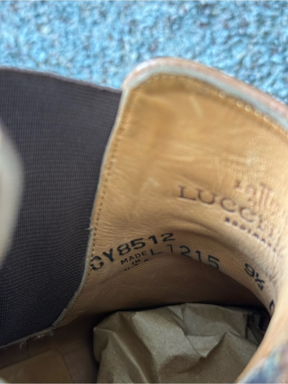 LUCCHESE GRAYSON STYLE NO.GY8512 men’s Sz 9.5 - Picture 9 of 17
